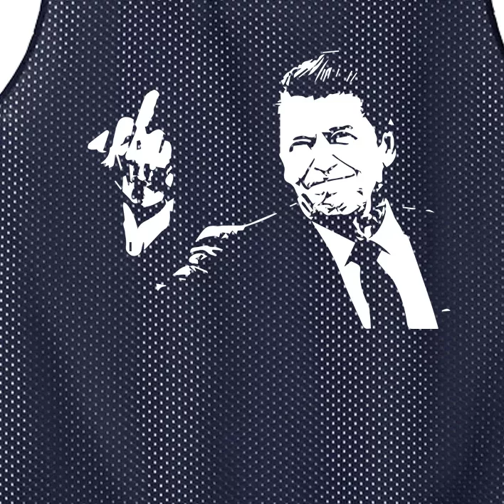 Ronald Reagan Flipping Mesh Reversible Basketball Jersey Tank