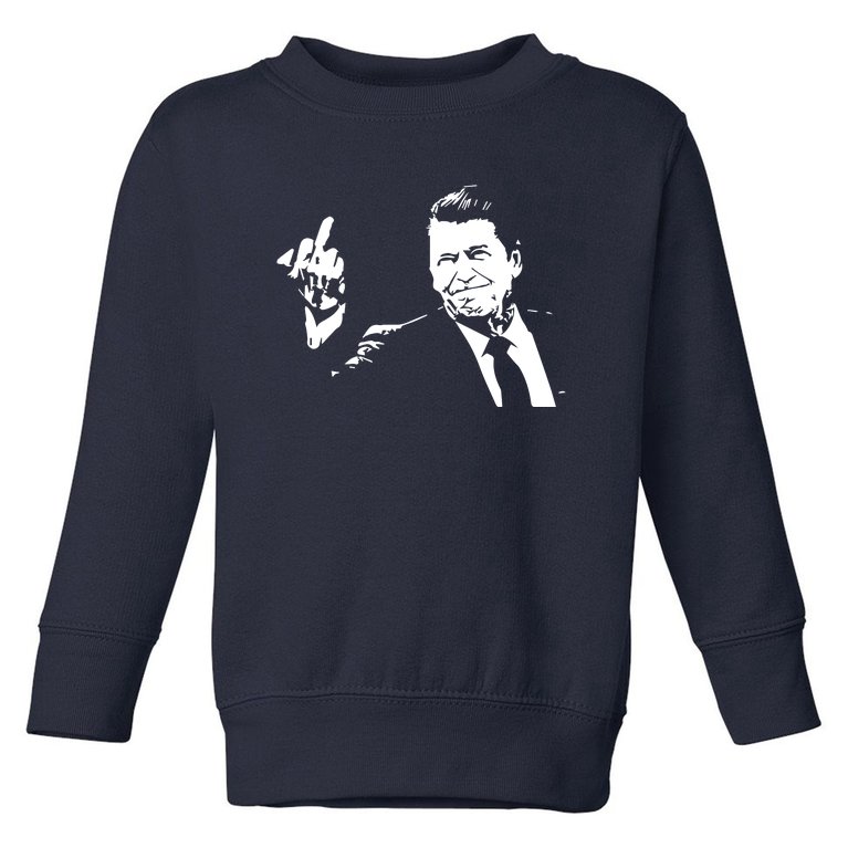 Ronald Reagan Flipping Toddler Sweatshirt