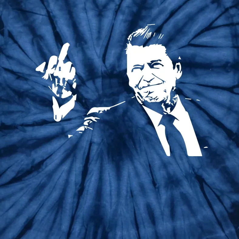 Ronald Reagan Flipping Tie-Dye T-Shirt