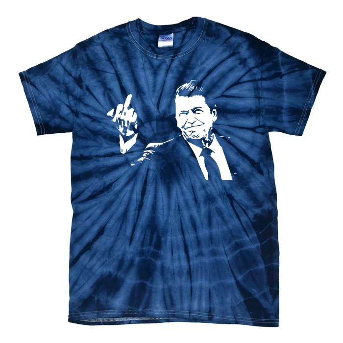 Ronald Reagan Flipping Tie-Dye T-Shirt