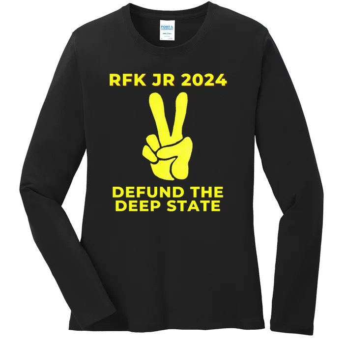 RFK Robert F Kennedy Jr For President 2024 Ladies Long Sleeve Shirt