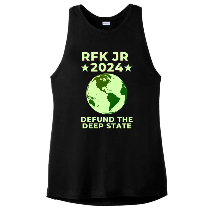 RFK Robert F Kennedy Jr For President 2024 Ladies Tri-Blend Wicking Tank