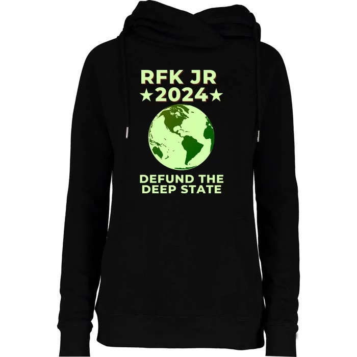 RFK Robert F Kennedy Jr For President 2024 Womens Funnel Neck Pullover Hood