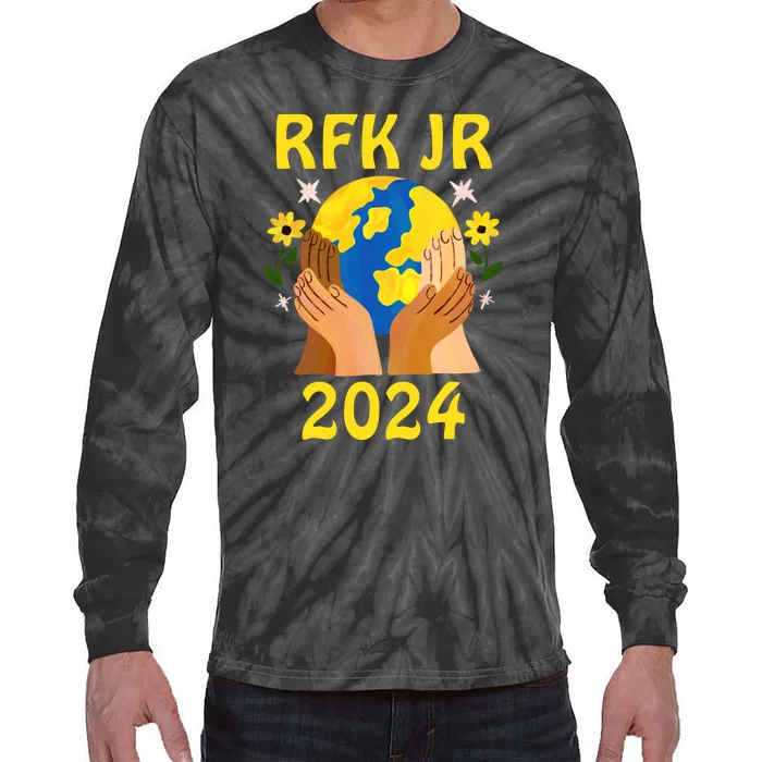 RFK Robert F Kennedy Jr For President 2024 Tie-Dye Long Sleeve Shirt