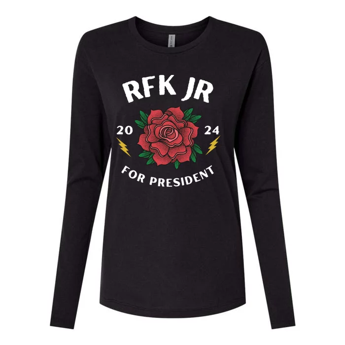 RFK Robert F Kennedy Jr For President 2024 Womens Cotton Relaxed Long Sleeve T-Shirt