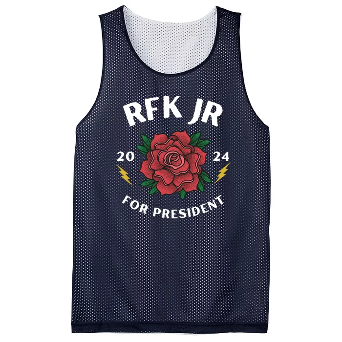 RFK Robert F Kennedy Jr For President 2024 Mesh Reversible Basketball Jersey Tank