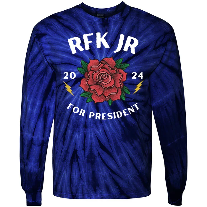 RFK Robert F Kennedy Jr For President 2024 Tie-Dye Long Sleeve Shirt