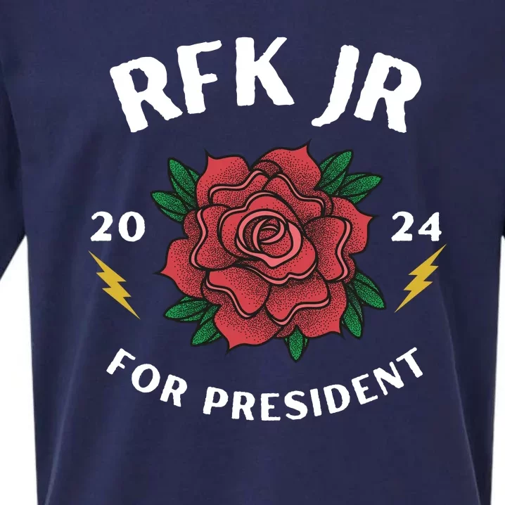 RFK Robert F Kennedy Jr For President 2024 Sueded Cloud Jersey T-Shirt