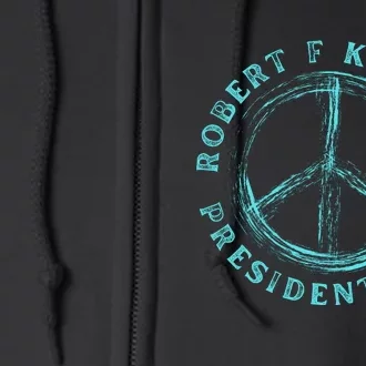 RFK Robert F Kennedy Jr For President 2024 Full Zip Hoodie