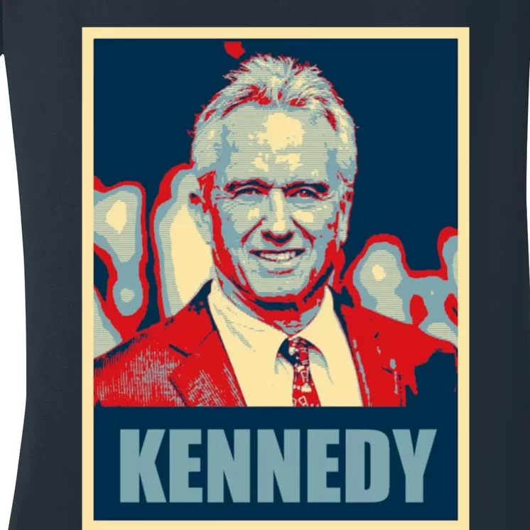 RFK Robert F Kennedy Jr For President 2024 Women's V-Neck T-Shirt