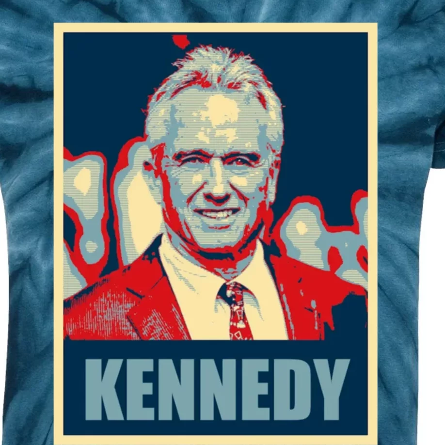 RFK Robert F Kennedy Jr For President 2024 Kids Tie-Dye T-Shirt