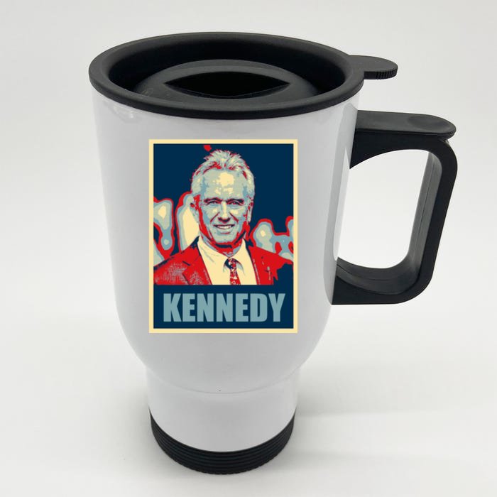 RFK Robert F Kennedy Jr For President 2024 Front & Back Stainless Steel Travel Mug