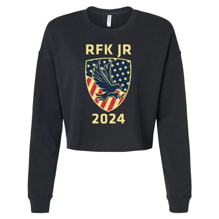 RFK Robert F Kennedy Jr For President 2024 Cropped Pullover Crew