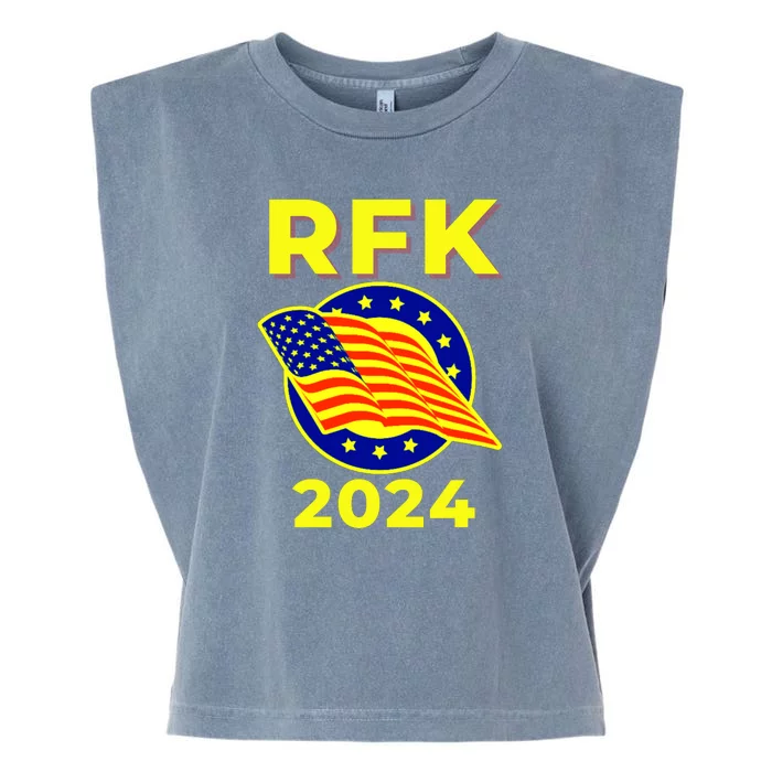 RFK Robert F Kennedy Jr For President 2024 Garment-Dyed Women's Muscle Tee