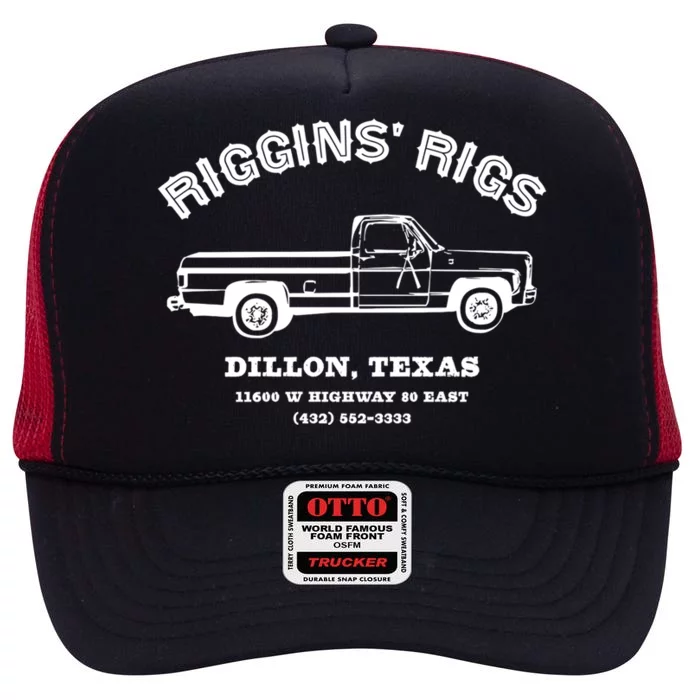 Riggins Rigs Football Player Fan Meaningful Gift High Crown Mesh Trucker Hat