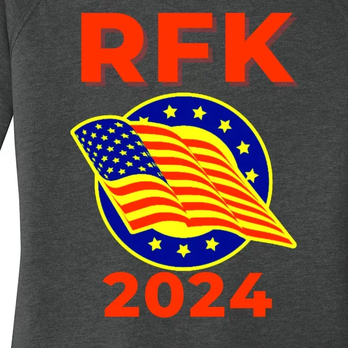 RFK Robert F Kennedy Jr For President 2024 Women's Perfect Tri Tunic Long Sleeve Shirt