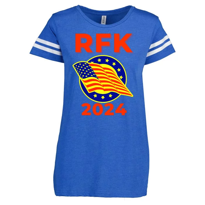 RFK Robert F Kennedy Jr For President 2024 Enza Ladies Jersey Football T-Shirt