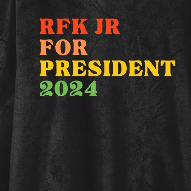 RFK Robert F Kennedy Jr For President 2024 Hooded Wearable Blanket