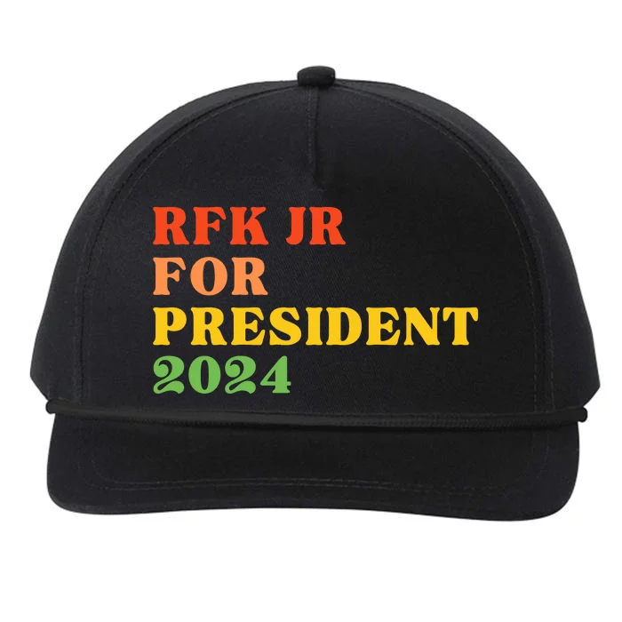 RFK Robert F Kennedy Jr For President 2024 Snapback Five-Panel Rope Hat