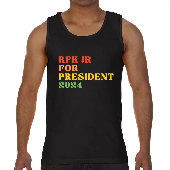 RFK Robert F Kennedy Jr For President 2024 Comfort Colors® Tank Top