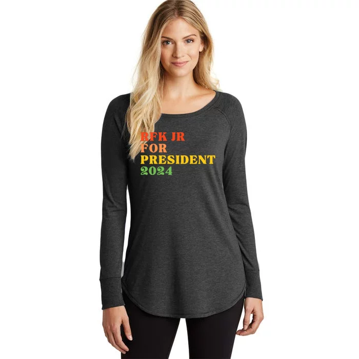 RFK Robert F Kennedy Jr For President 2024 Women's Perfect Tri Tunic Long Sleeve Shirt