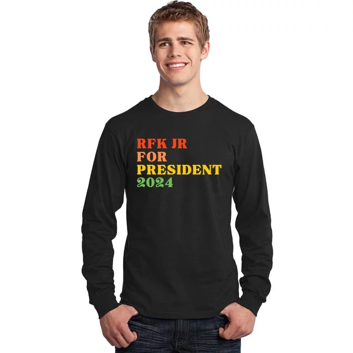 RFK Robert F Kennedy Jr For President 2024 Tall Long Sleeve T-Shirt