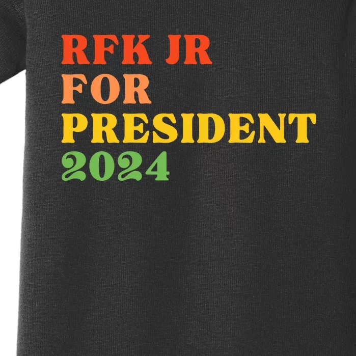 RFK Robert F Kennedy Jr For President 2024 Baby Bodysuit