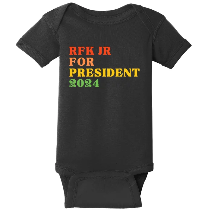 RFK Robert F Kennedy Jr For President 2024 Baby Bodysuit