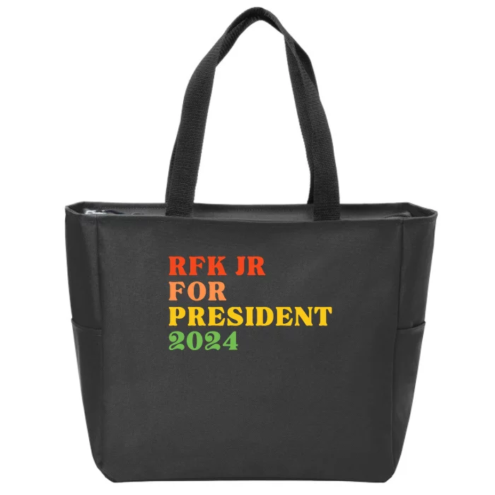 RFK Robert F Kennedy Jr For President 2024 Zip Tote Bag