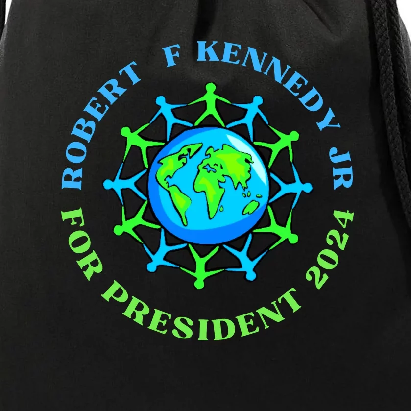 RFK Robert F Kennedy Jr For President 2024 Drawstring Bag