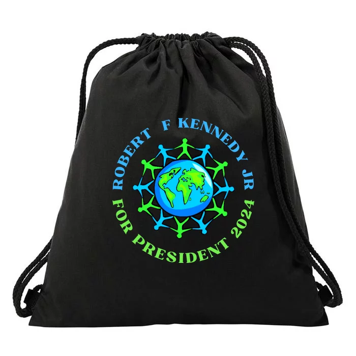 RFK Robert F Kennedy Jr For President 2024 Drawstring Bag