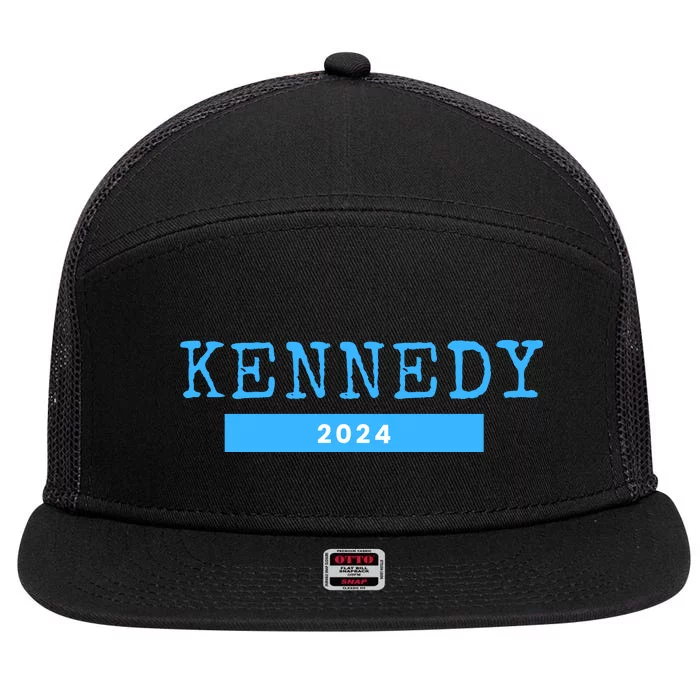 RFK Robert F Kennedy Jr For President 2024 7 Panel Mesh Trucker Snapback Hat