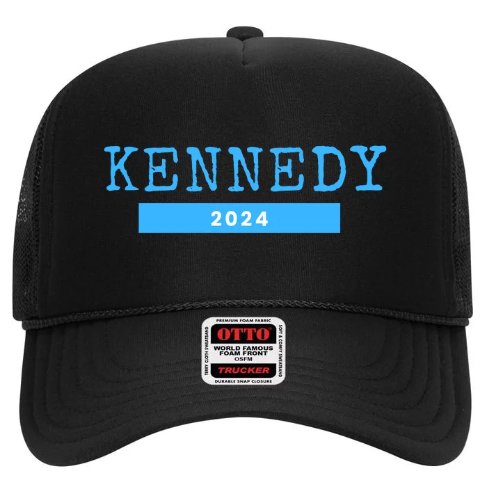 RFK Robert F Kennedy Jr For President 2024 High Crown Mesh Trucker Hat