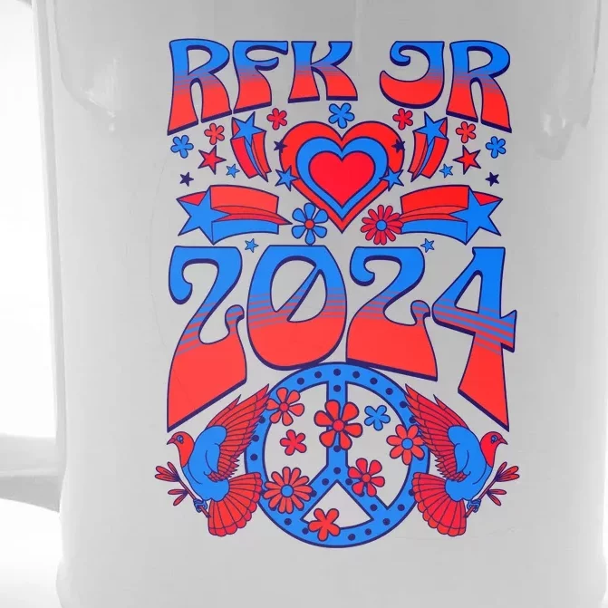 RFK Robert F Kennedy Jr For President 2024 Front & Back Beer Stein