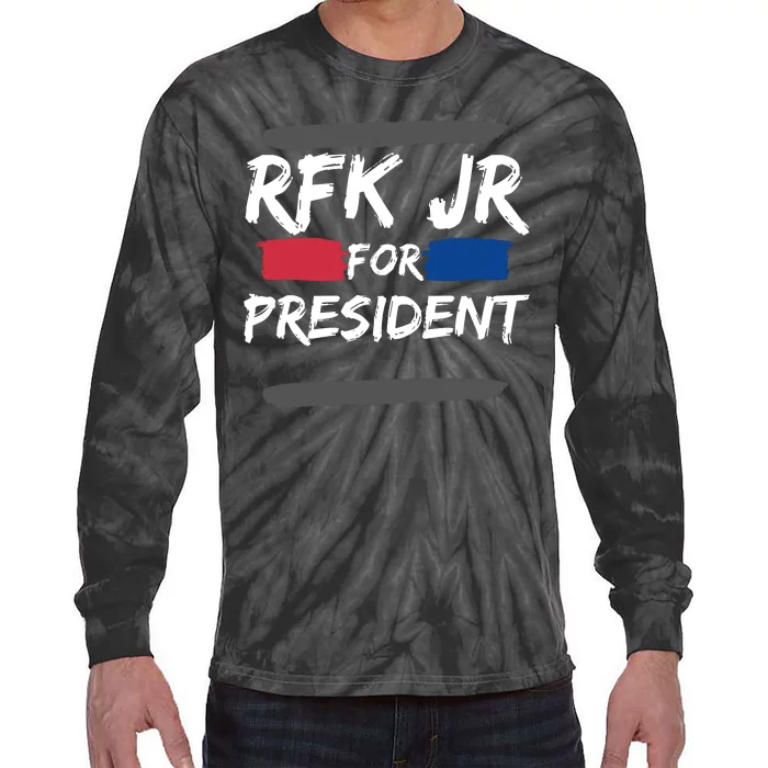 RFK Robert F Kennedy Jr For President 2024 Tie-Dye Long Sleeve Shirt