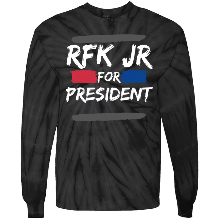 RFK Robert F Kennedy Jr For President 2024 Tie-Dye Long Sleeve Shirt