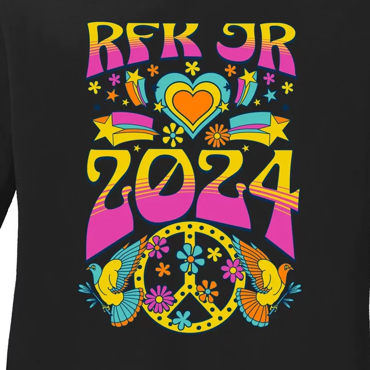 RFK Robert F Kennedy Jr For President 2024 Ladies Long Sleeve Shirt