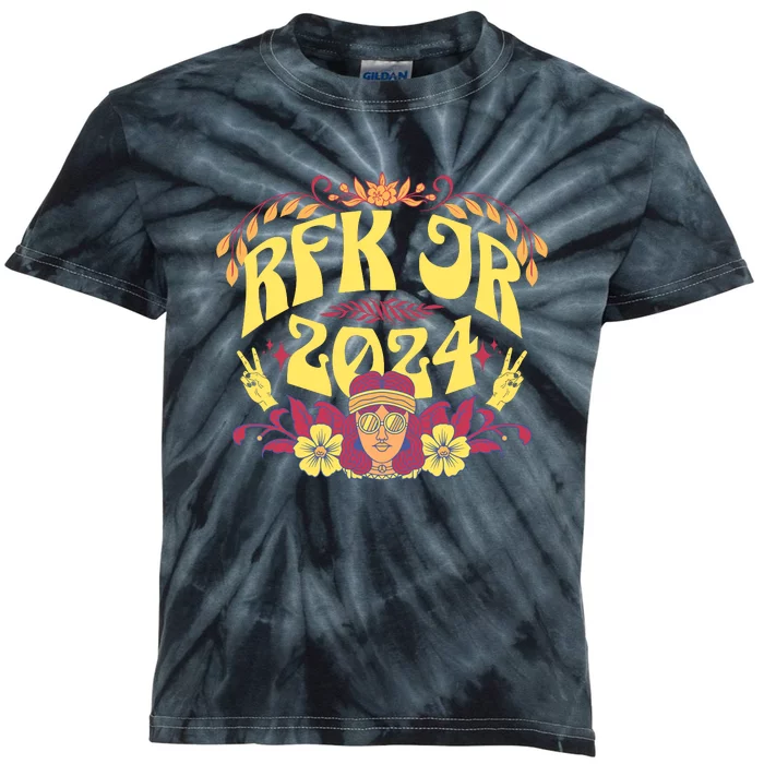 RFK Robert F Kennedy Jr For President 2024 Kids Tie-Dye T-Shirt