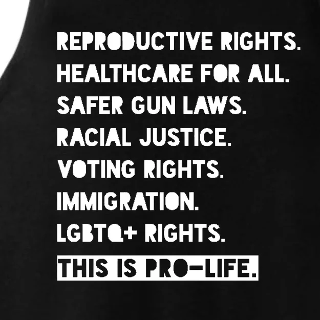 Reproductive Rights Feminist Advocacy Pro Life Ladies Tri-Blend Wicking Tank