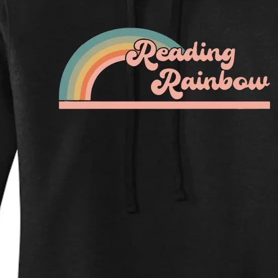 Reading Rainbow Gift For Book Lover Women's Pullover Hoodie