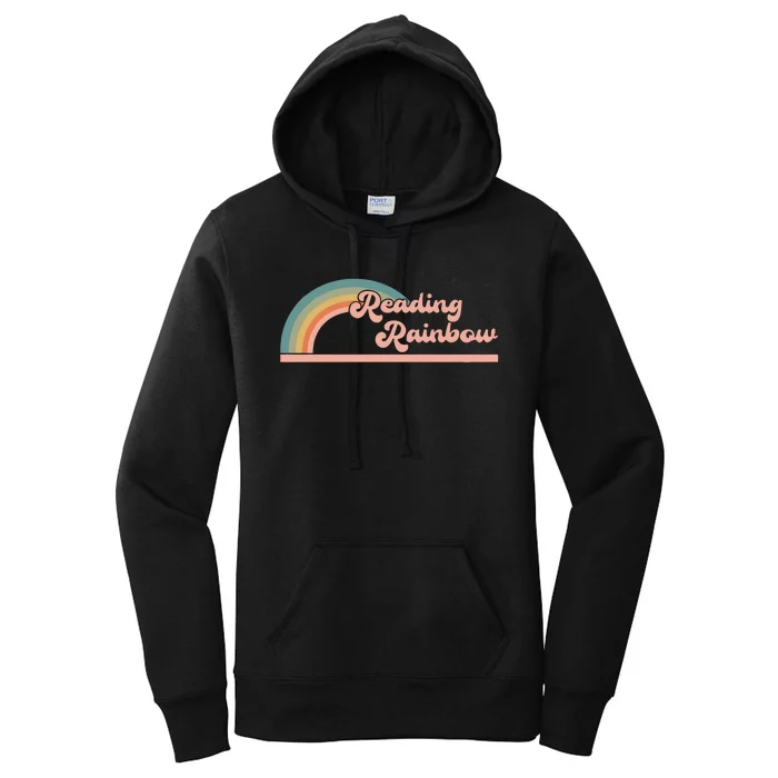 Reading Rainbow Gift For Book Lover Women's Pullover Hoodie