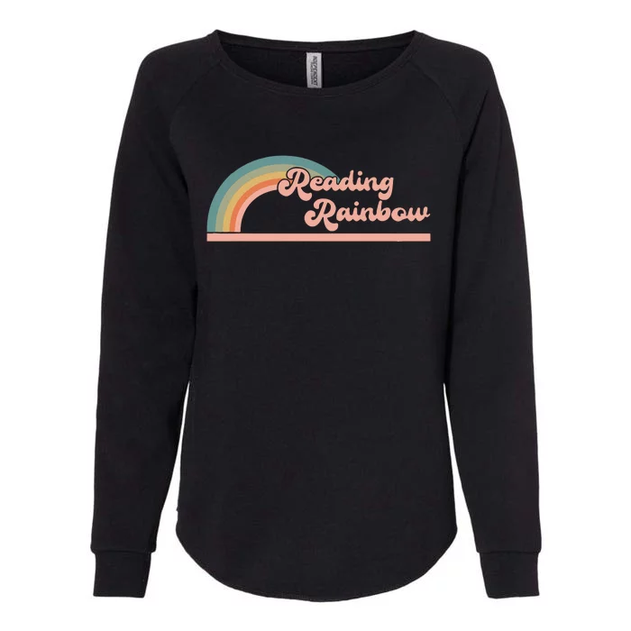 Reading Rainbow Gift For Book Lover Womens California Wash Sweatshirt