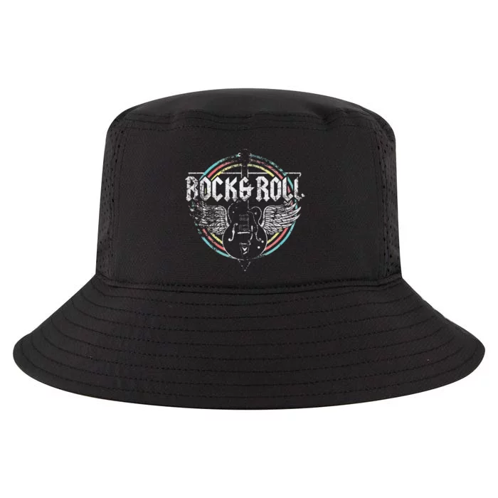 Rock & Roll Guitar Wings Music Cool Comfort Performance Bucket Hat