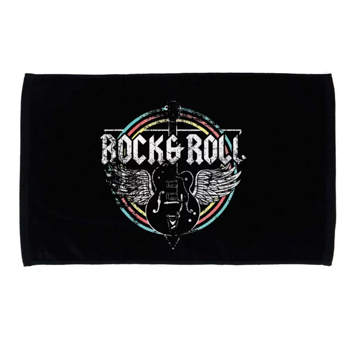 Rock & Roll Guitar Wings Music Microfiber Hand Towel