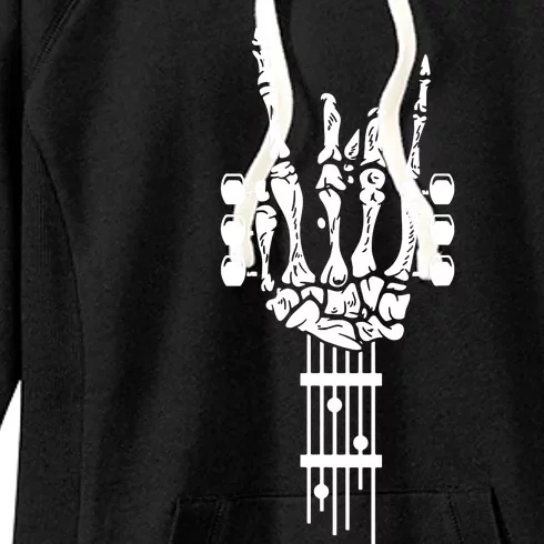 Rock & Roll Guitar Music Women's Fleece Hoodie