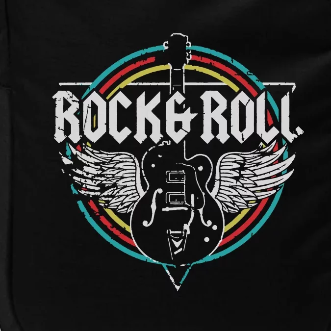 Rock Roll Guitar Wings Music Impact Tech Backpack