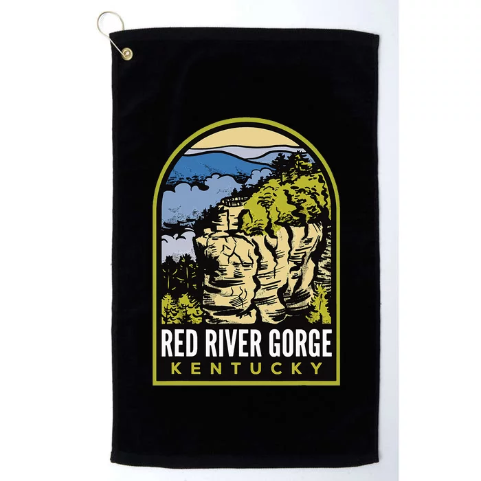 Red River Gorge Chimney Top Rock Platinum Collection Golf Towel