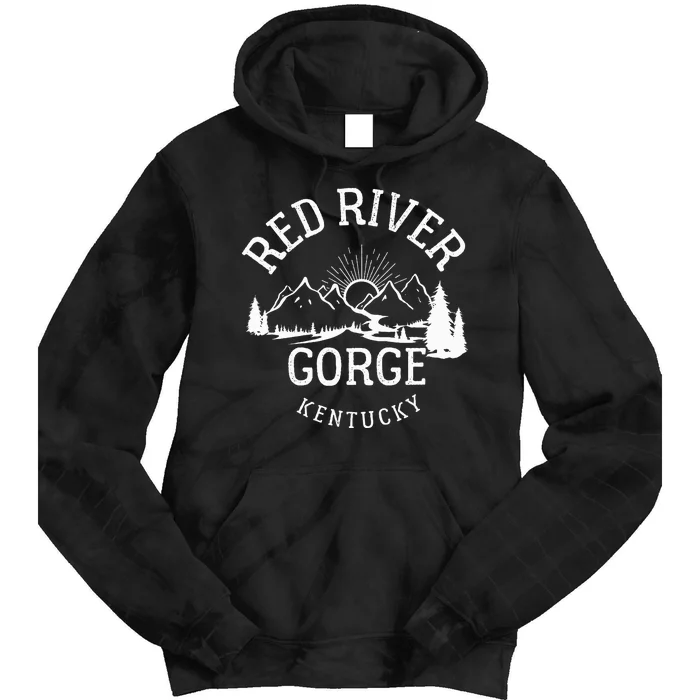 Red River Gorge Hike Kentucky Parks Hiking Tie Dye Hoodie