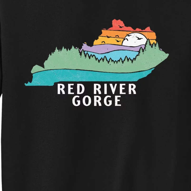 Red River Gorge Kentucky Outdoors State Nature Retro Sweatshirt