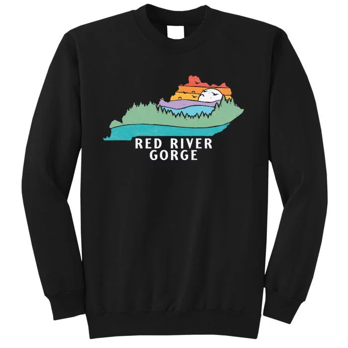 Red River Gorge Kentucky Outdoors State Nature Retro Sweatshirt